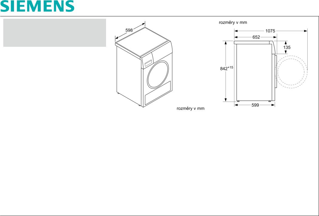 Siemens WT45H201CS Product sheet