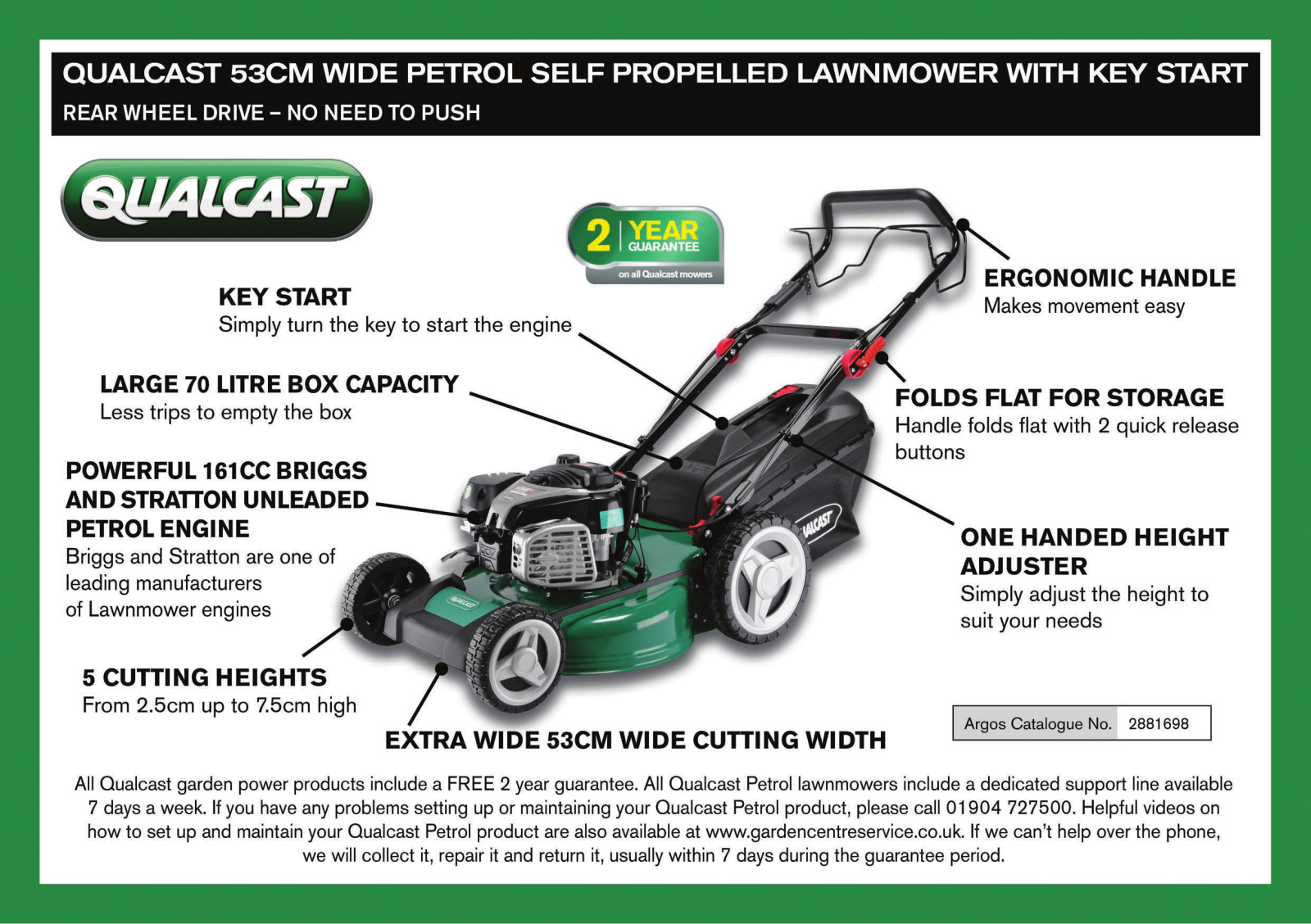 Qualcast XSZ53C-SD-E Instruction manual