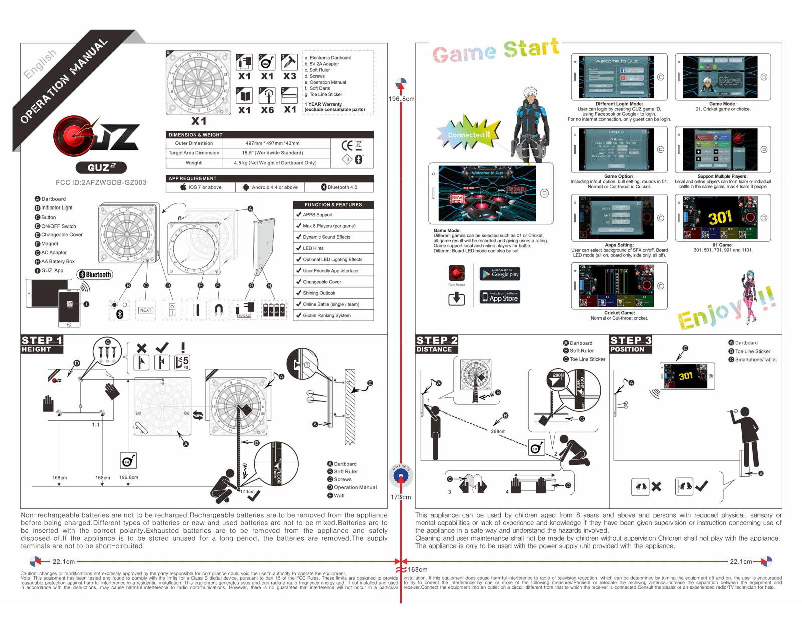 Shing Hing GDB GZ003 Users manual