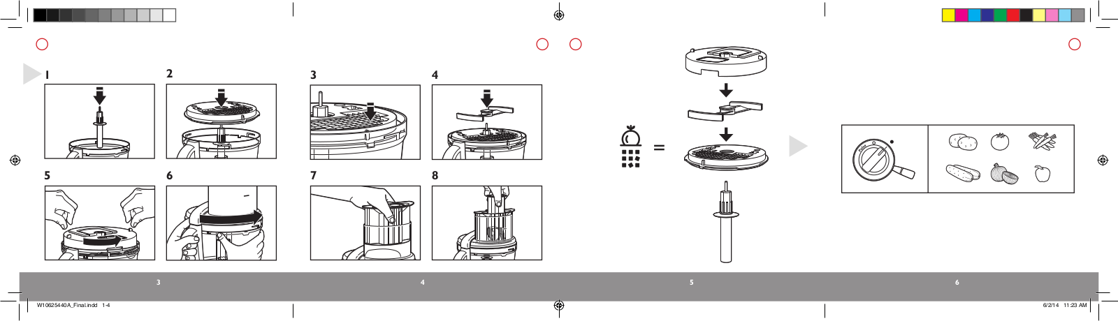 KitchenAid 5KFP16DC12 Quick Reference Guide