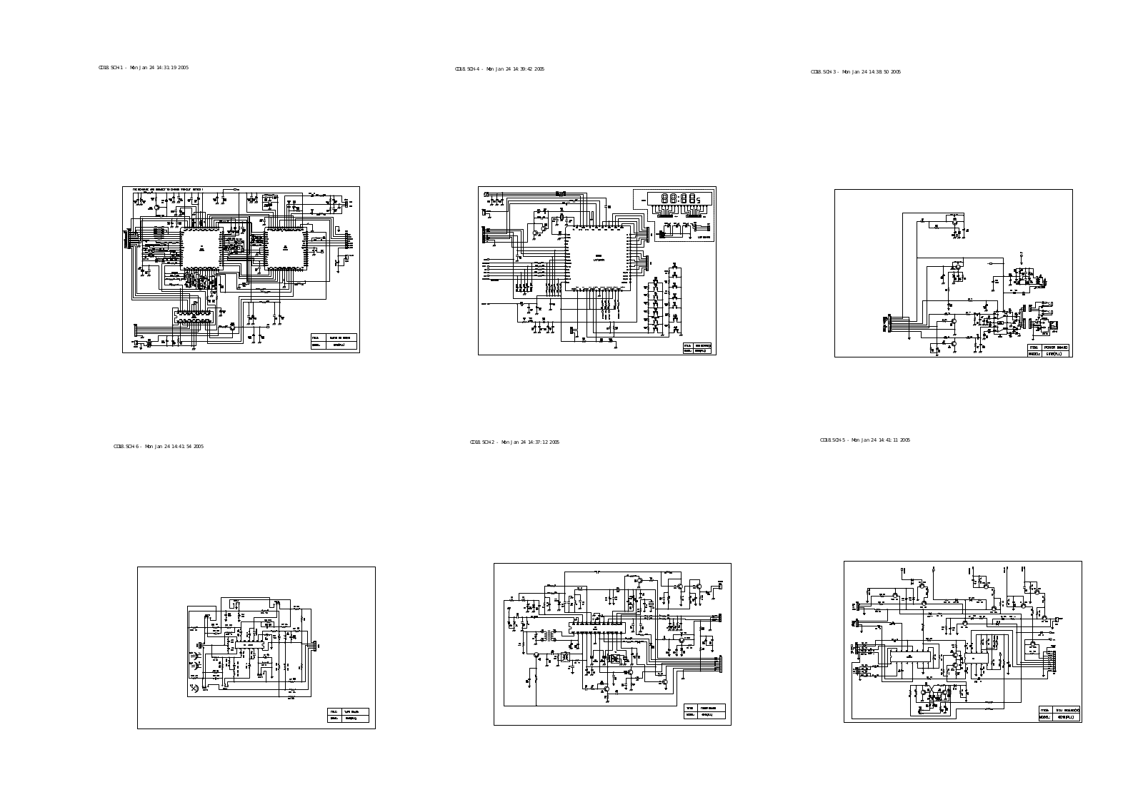 Vitek CD18CDM Schematic