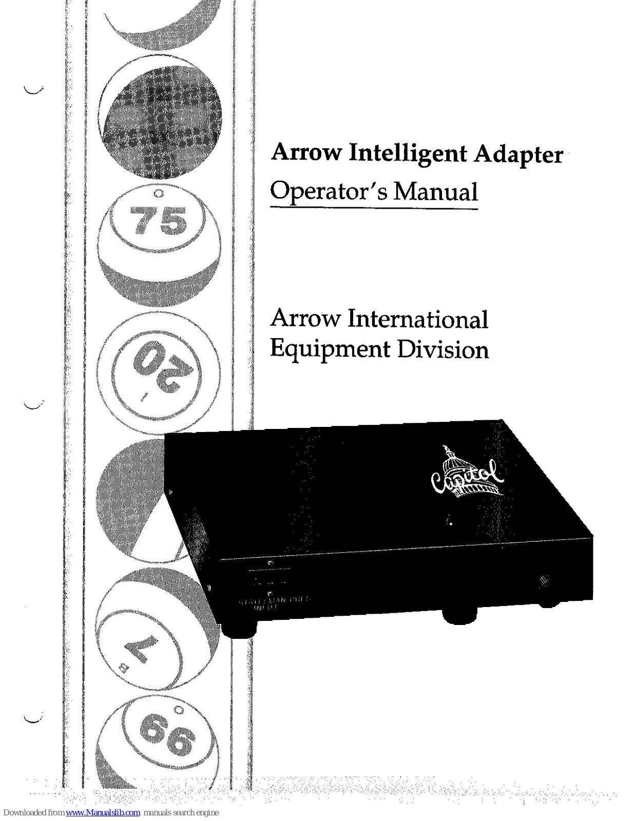 Arrow AIA Operator's Manual - ManualMachine.com