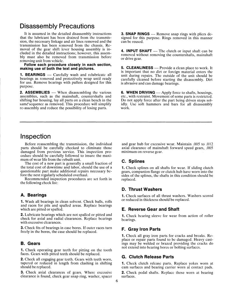 Eaton Transmission RTO-958LL Service Manual