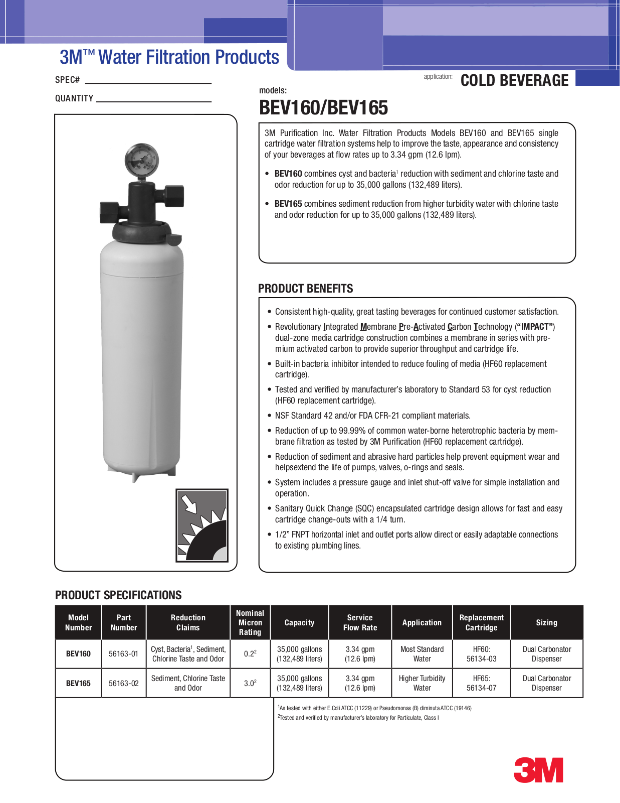 3M BEV165 User Manual