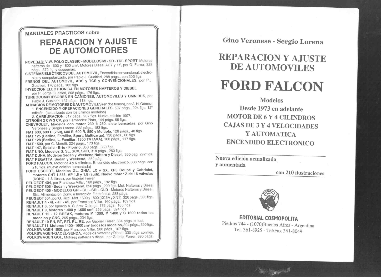 Ford Falcon 1973 User Manual