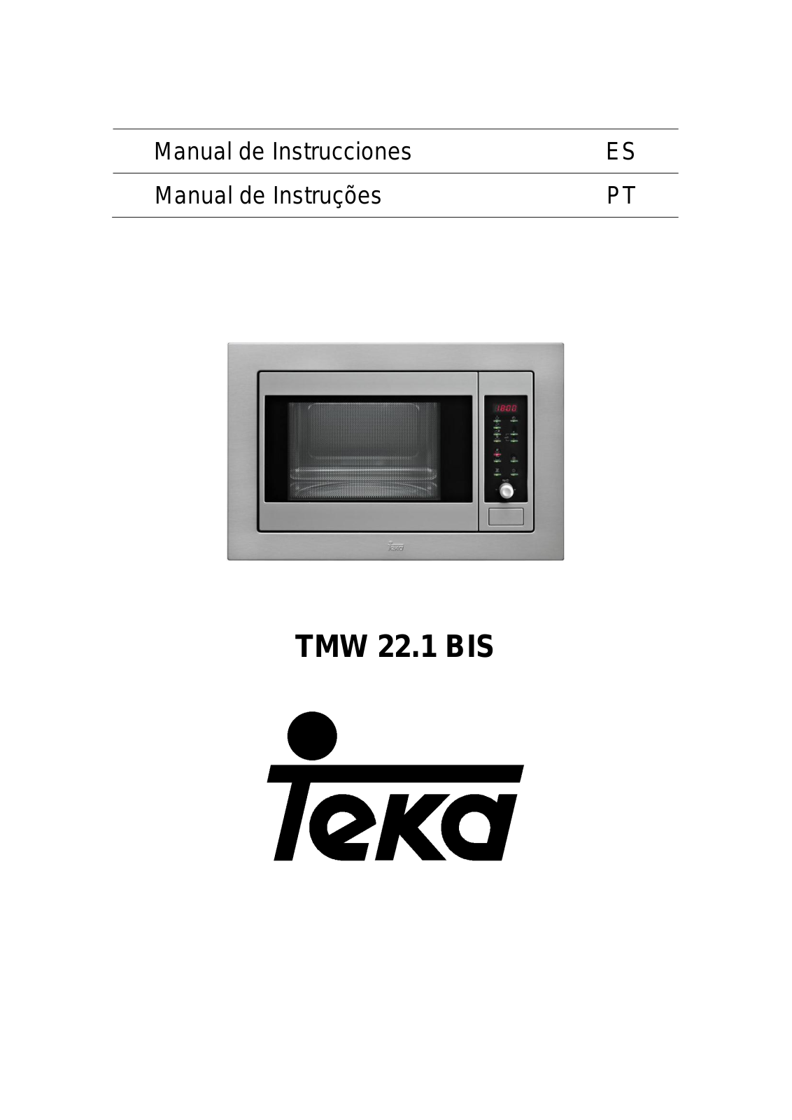 Teka TMW 22.1 BIS Instruction Manual