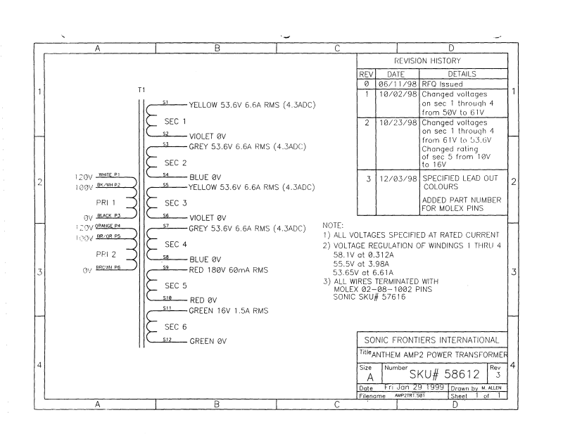 Anthem Amp 2 Schematic