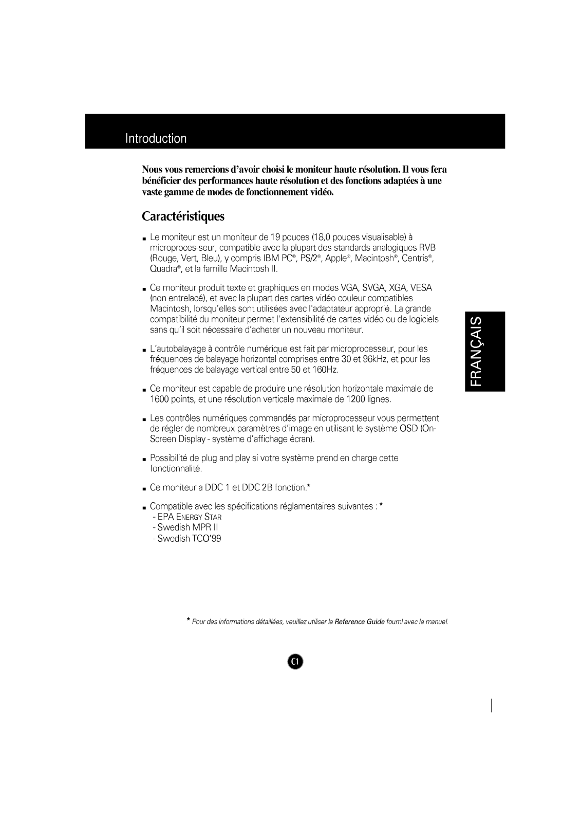 LG CS990D User Manual