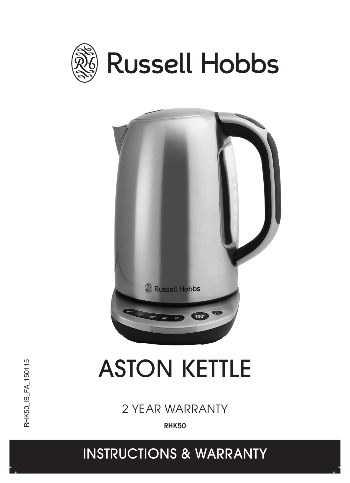 Russell Hobbs RHK50 User Manual