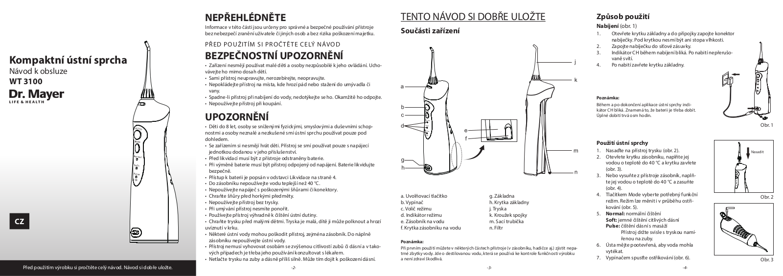 Dr. Mayer WT3100 User Manual - ManualMachine.com