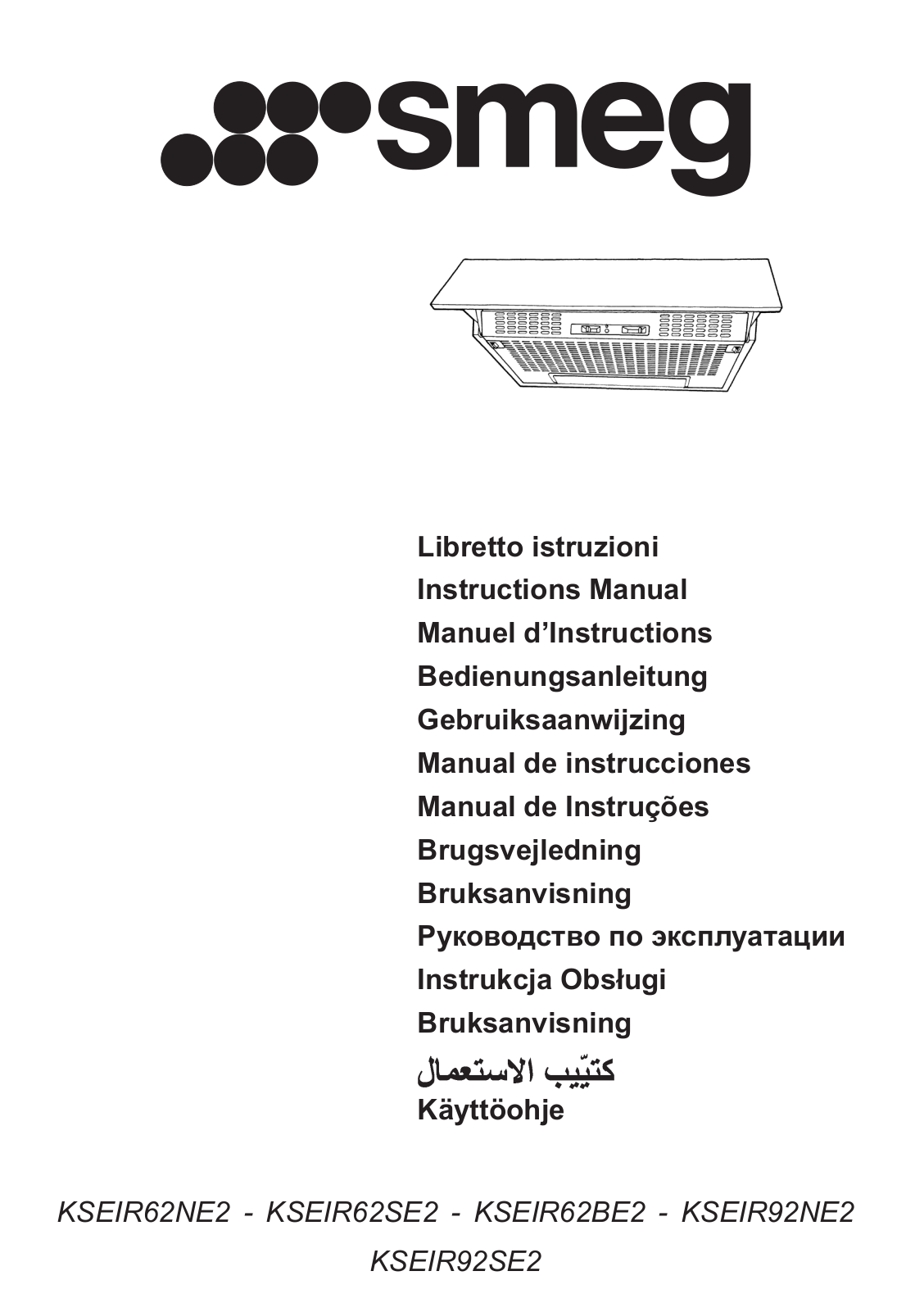 Smeg KSEIR92NE2 User manual