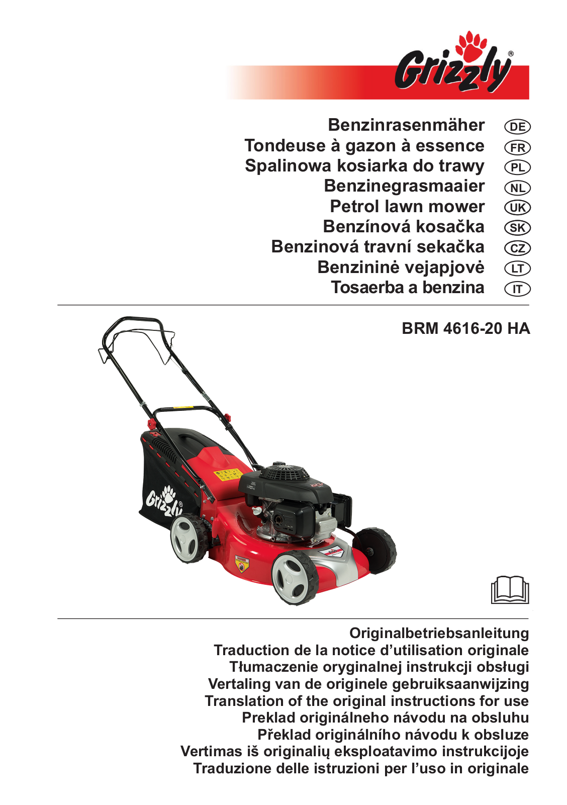 Grizzly BRM 4616-20 HA Service Manual