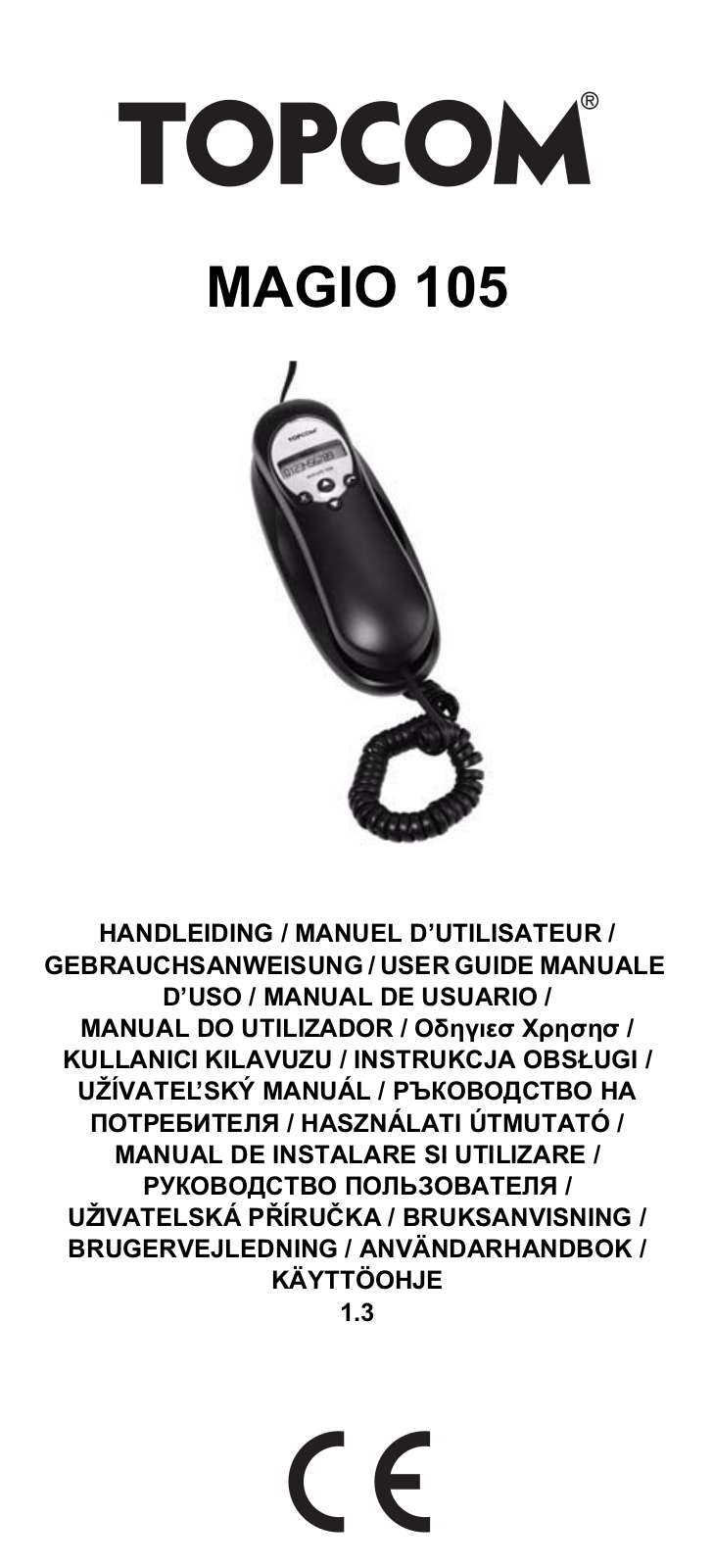 Topcom MAGIO 105 User Manual