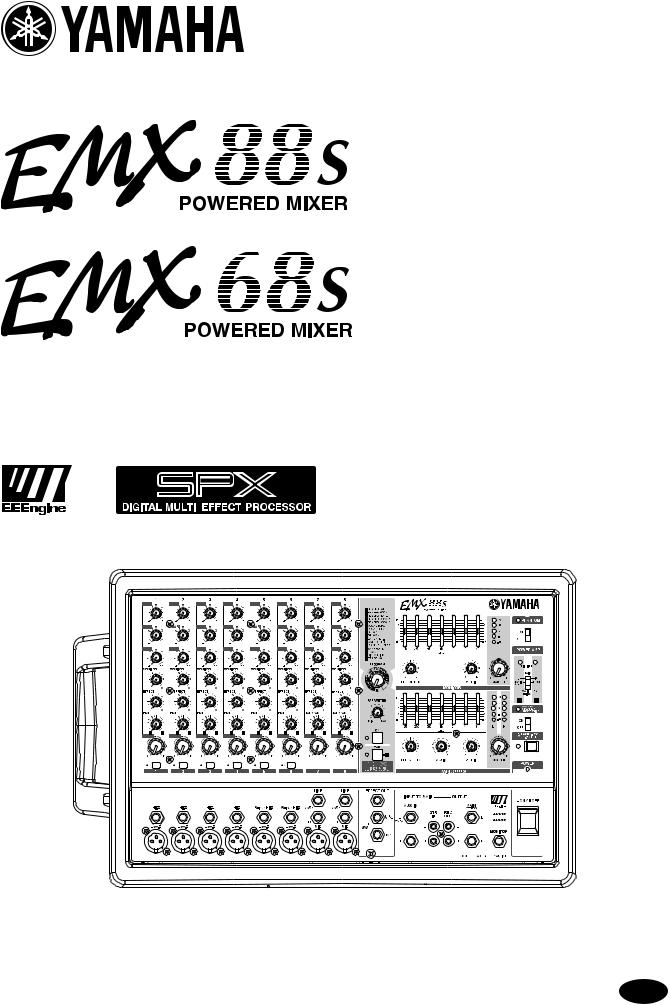 Yamaha EMX68s, EMX88s User Manual