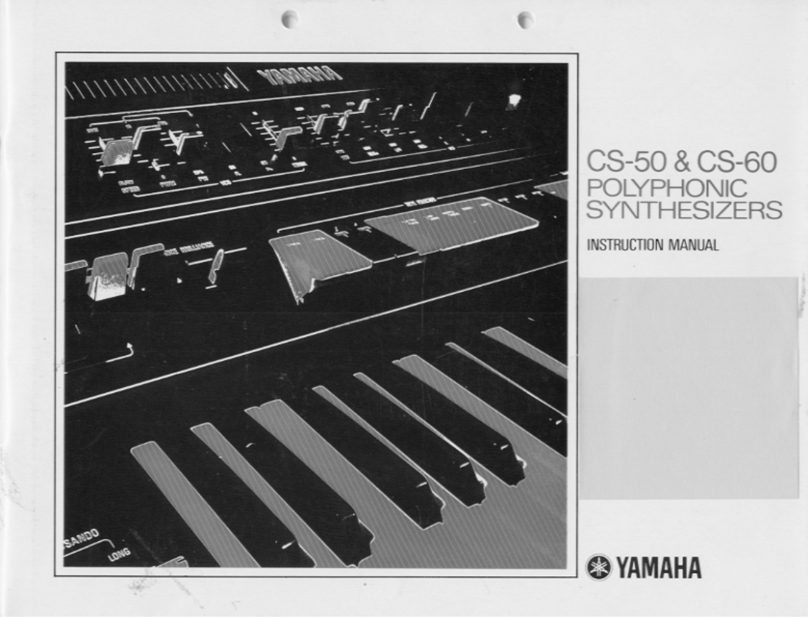 Yamaha CS-50, CS-60 User Manual