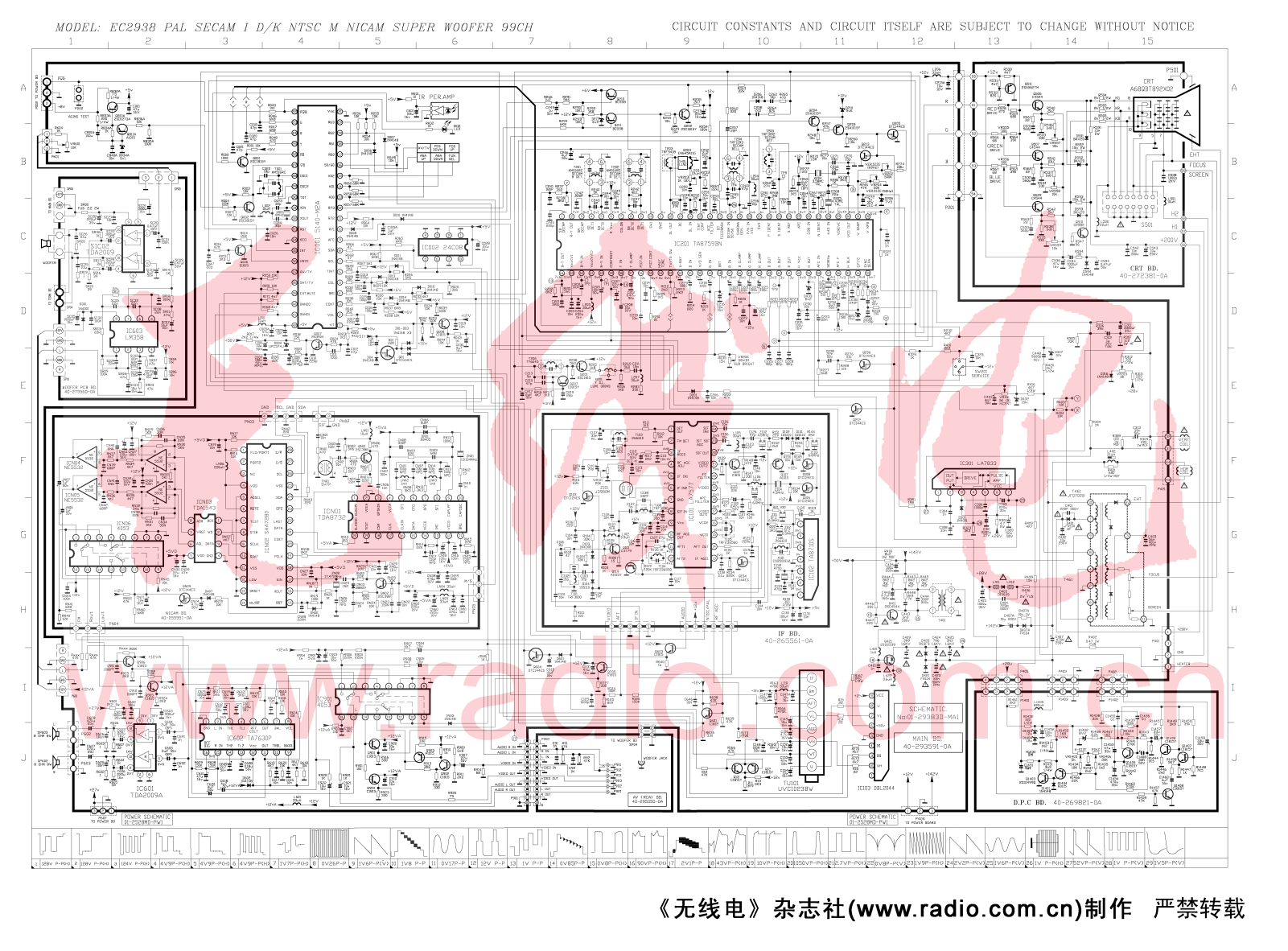 TCL EC2938 Schematic