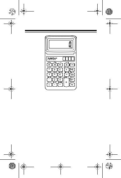 Radio Shack EC-252 User Manual
