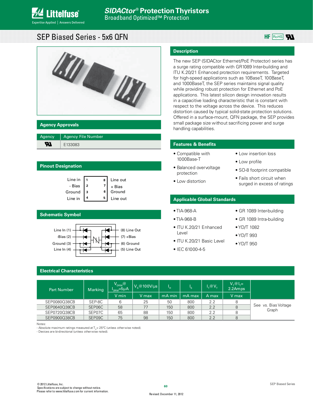 Littelfuse SEP Biased User Manual