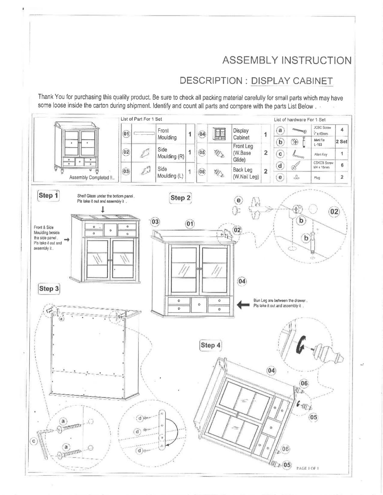 Birch Lane™ W005759269 Assembly Instructions - ManualMachine.com