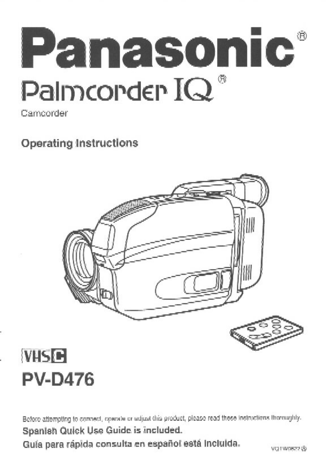 Panasonic PV-D476 User Manual