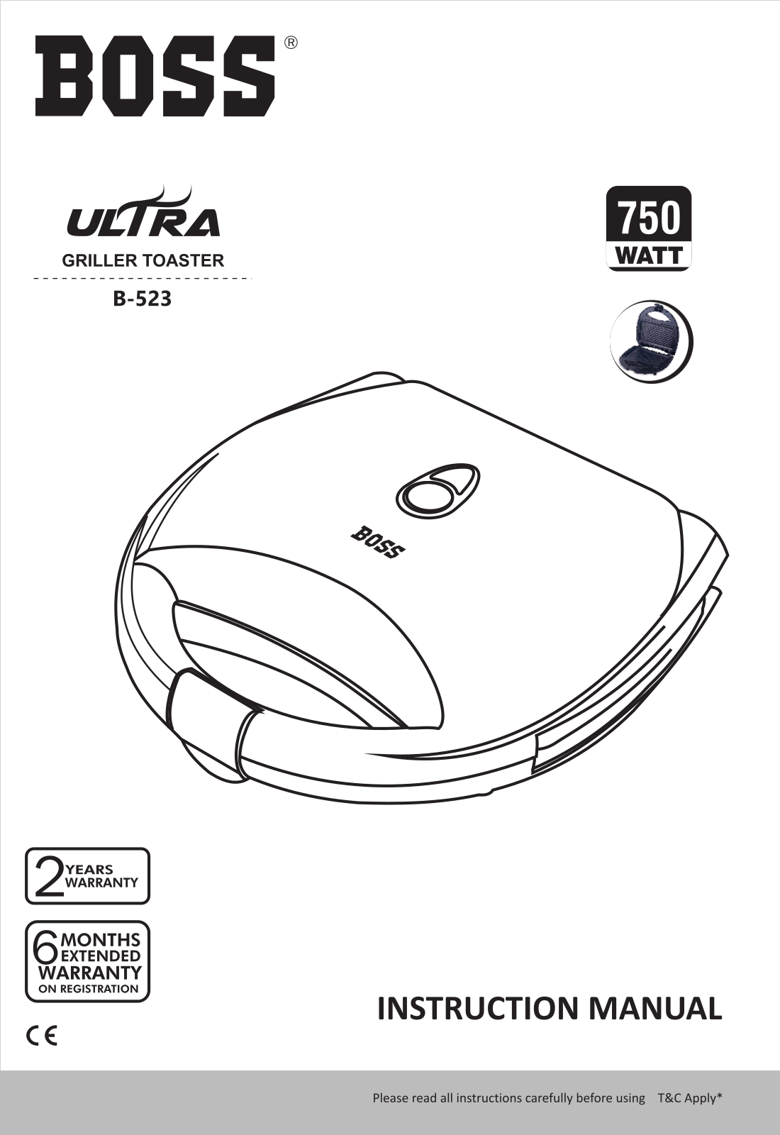 Boss Ultra B-523 User Manual