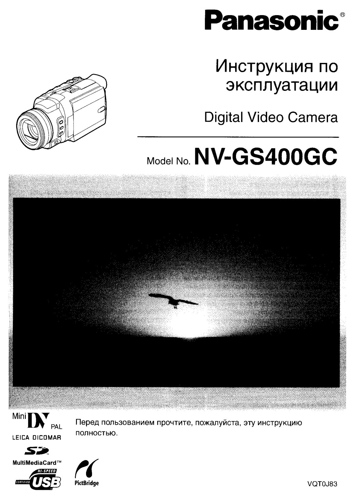 Panasonic NV-GS400GC-S User manual
