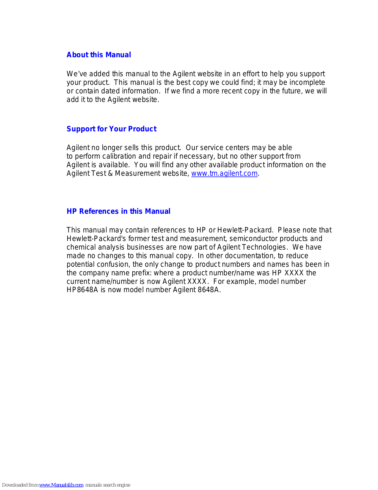 HP 4142B, 4140B Reference Manual - ManualMachine.com