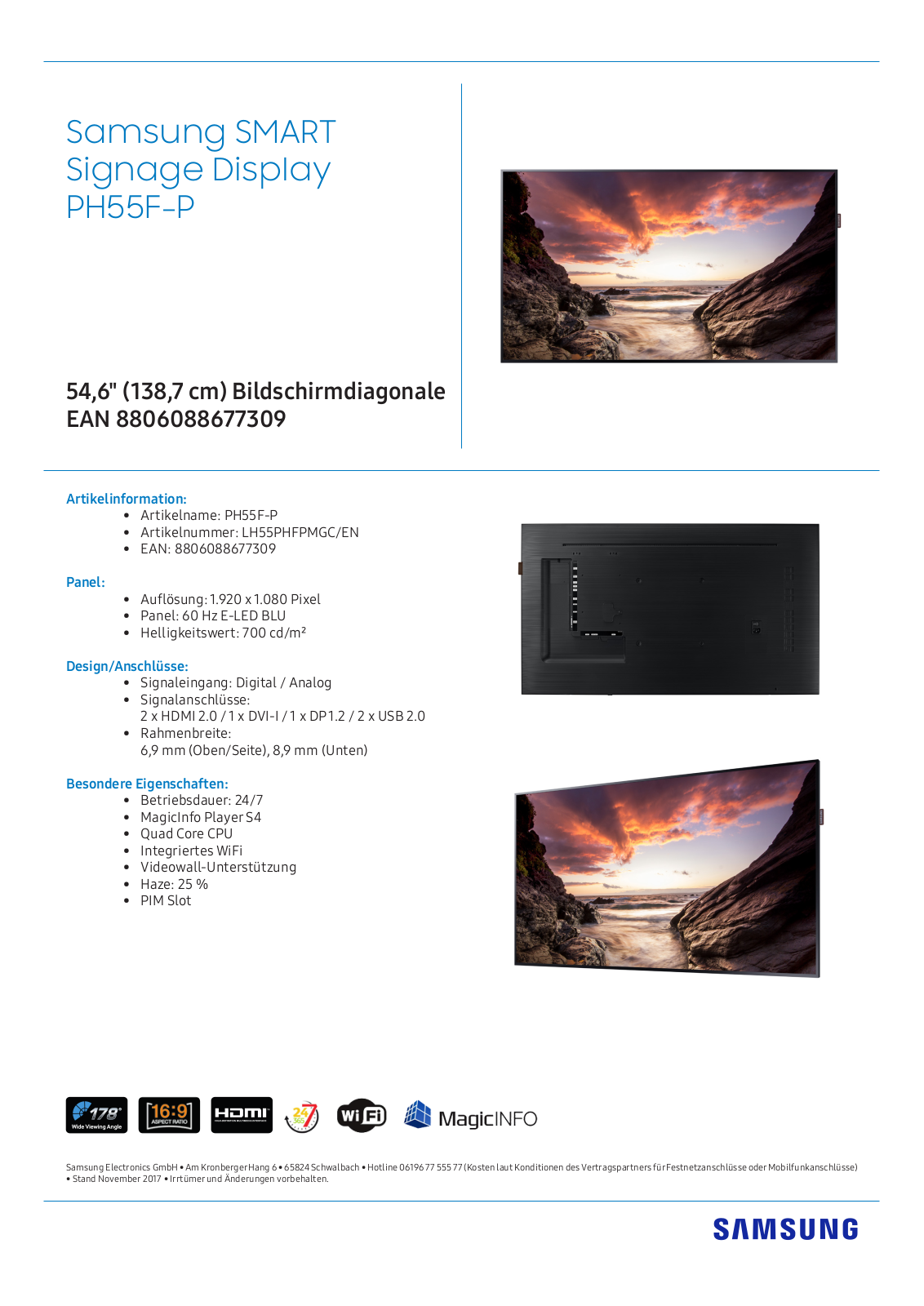 Samsung PH55F-P User Manual