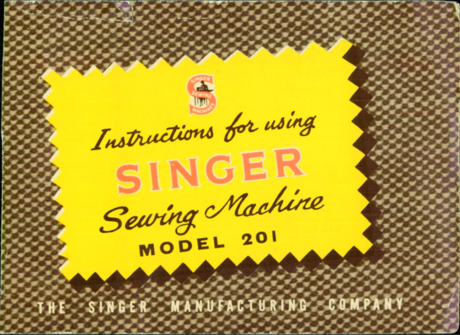 Singer 201K Instruction Manual