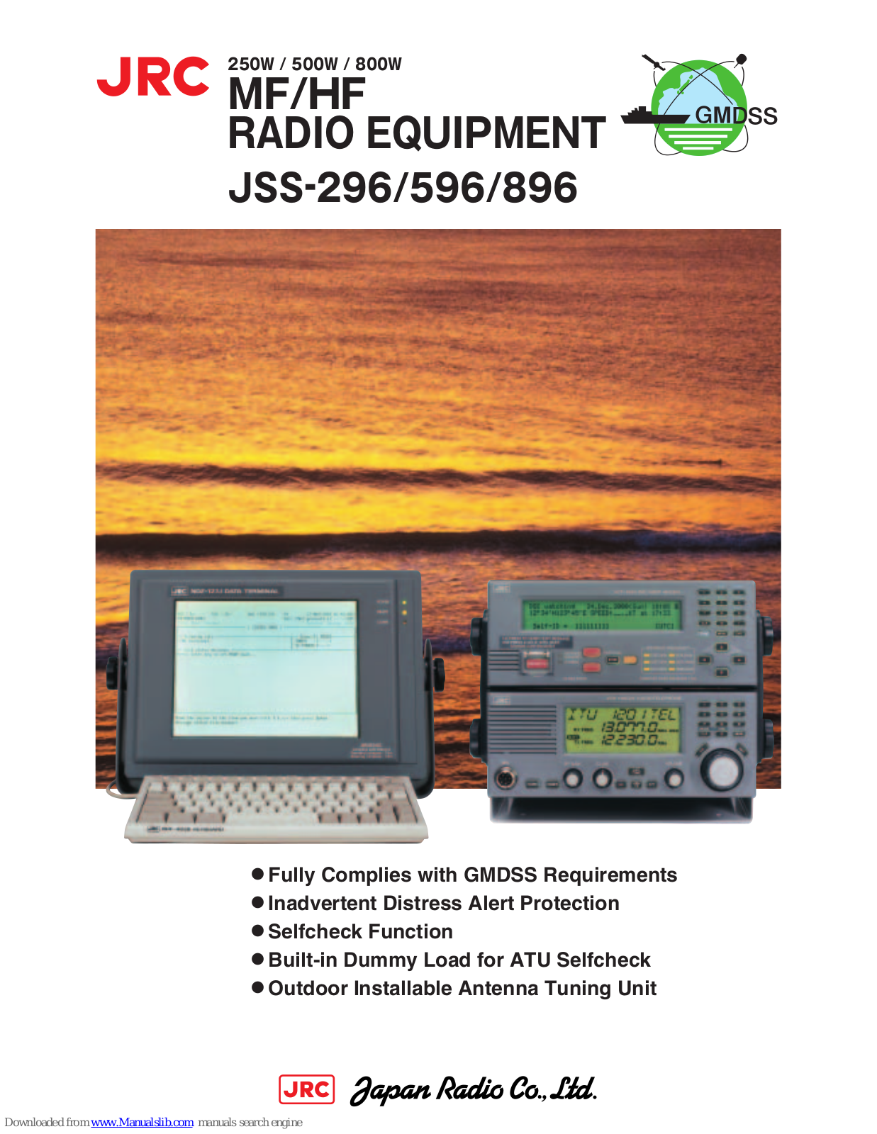 JRC JSS-596, JSS-896 Brochure - ManualMachine.com