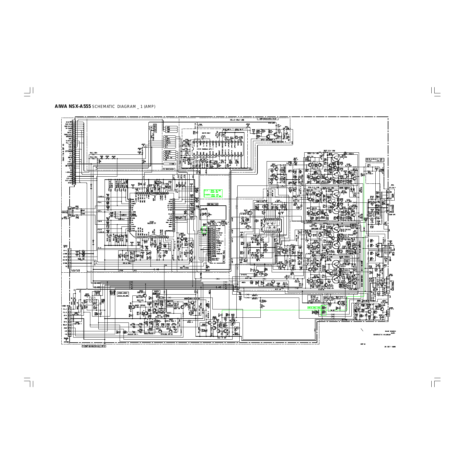 Aiwa NSXA-555 Schematic