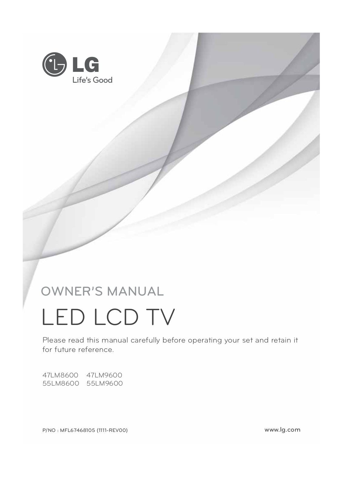 LG 55LM8600UC, 47LM8600UC, 47LM9600UC User Manual