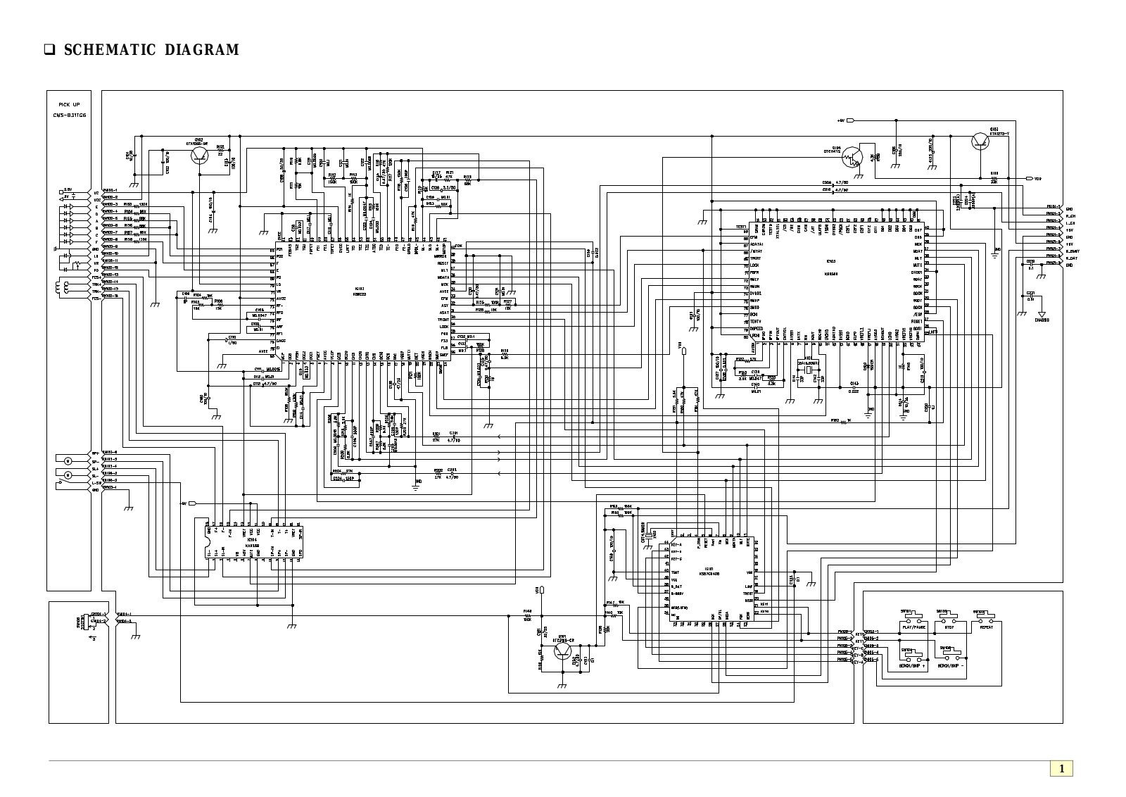 Goldstar fh-x1 Service Manual sch