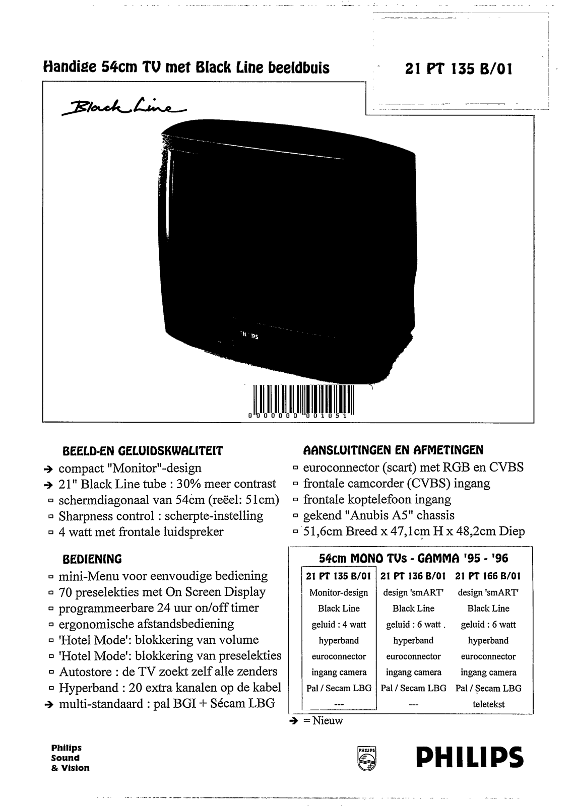 Philips 21PT135B/01 User Manual