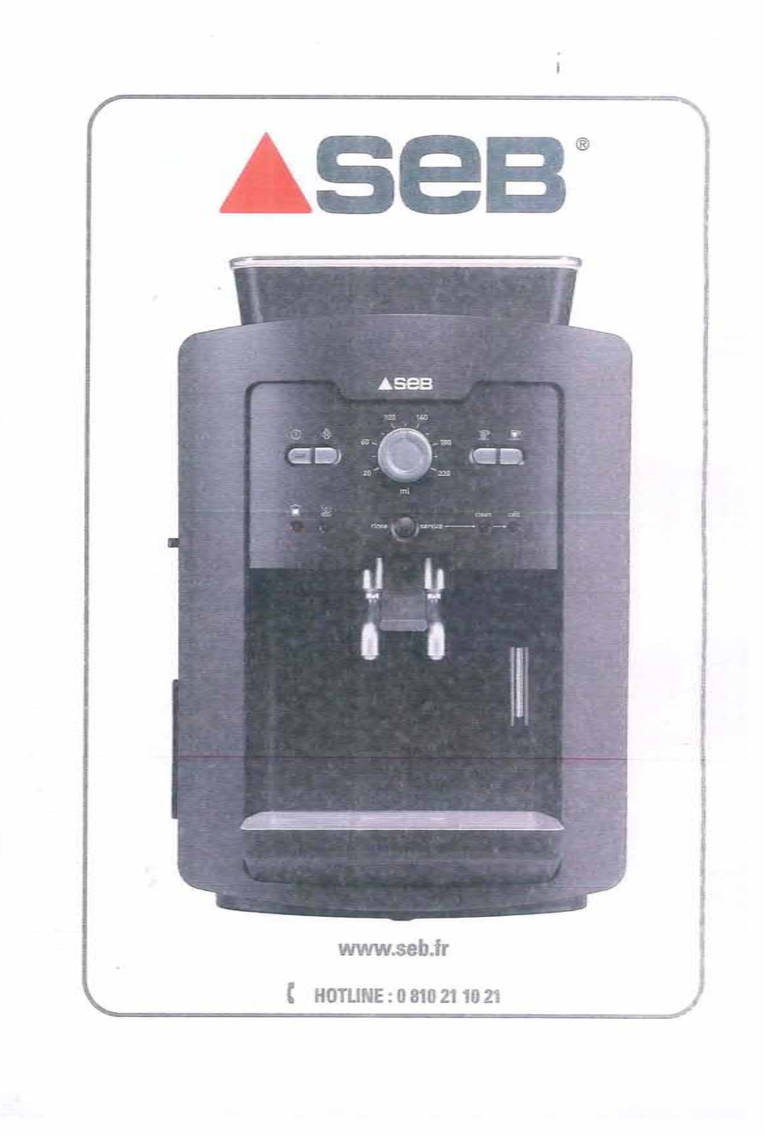 SEB EX6800 User Manual