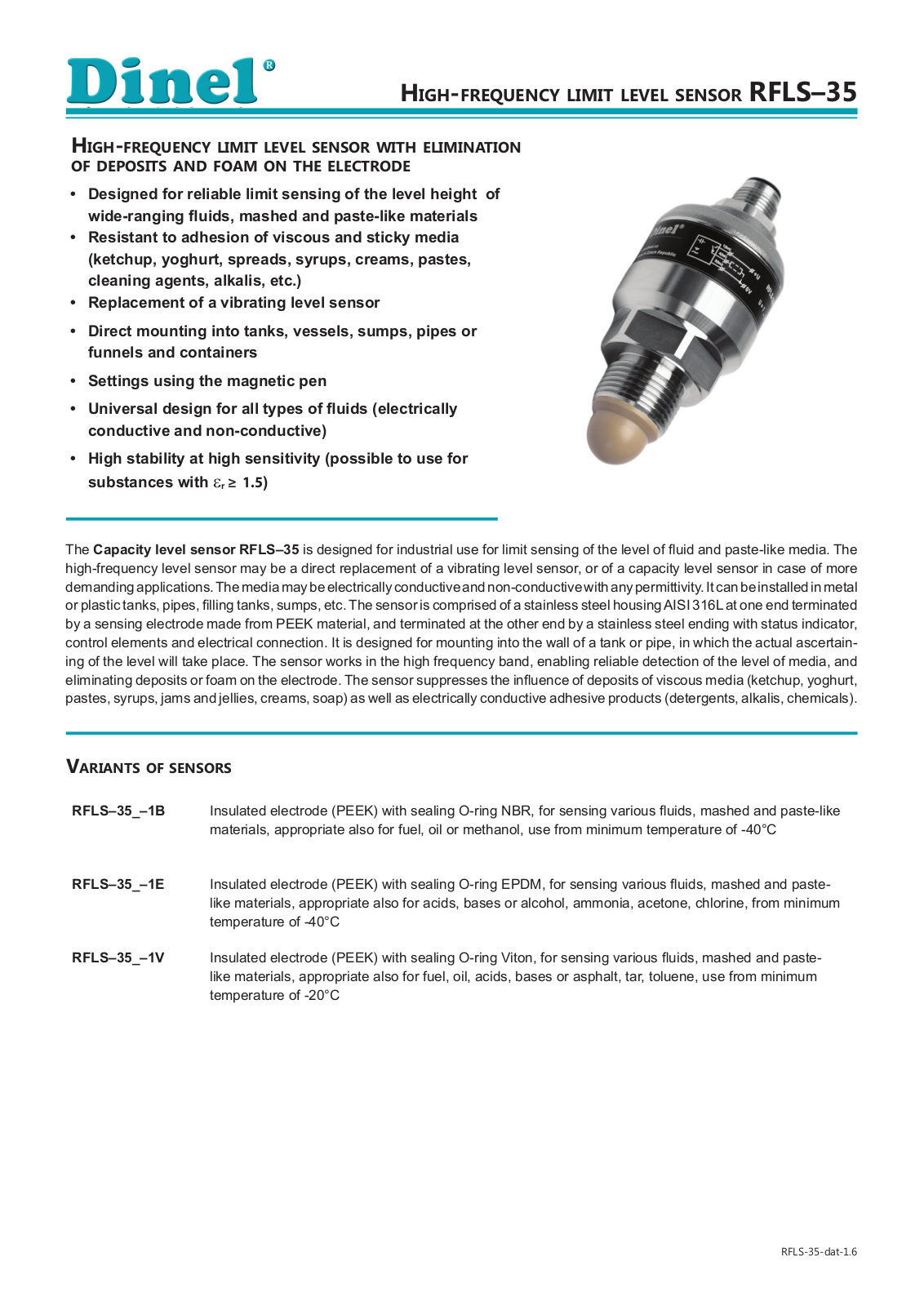 Dinel RFLS–35 User Manual