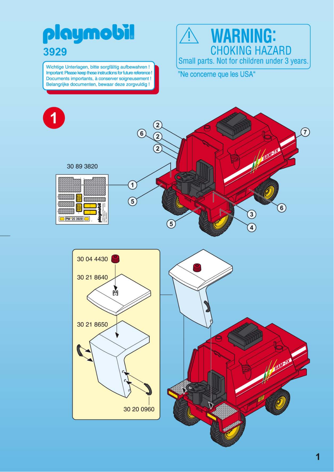 Playmobil 3929 Instructions