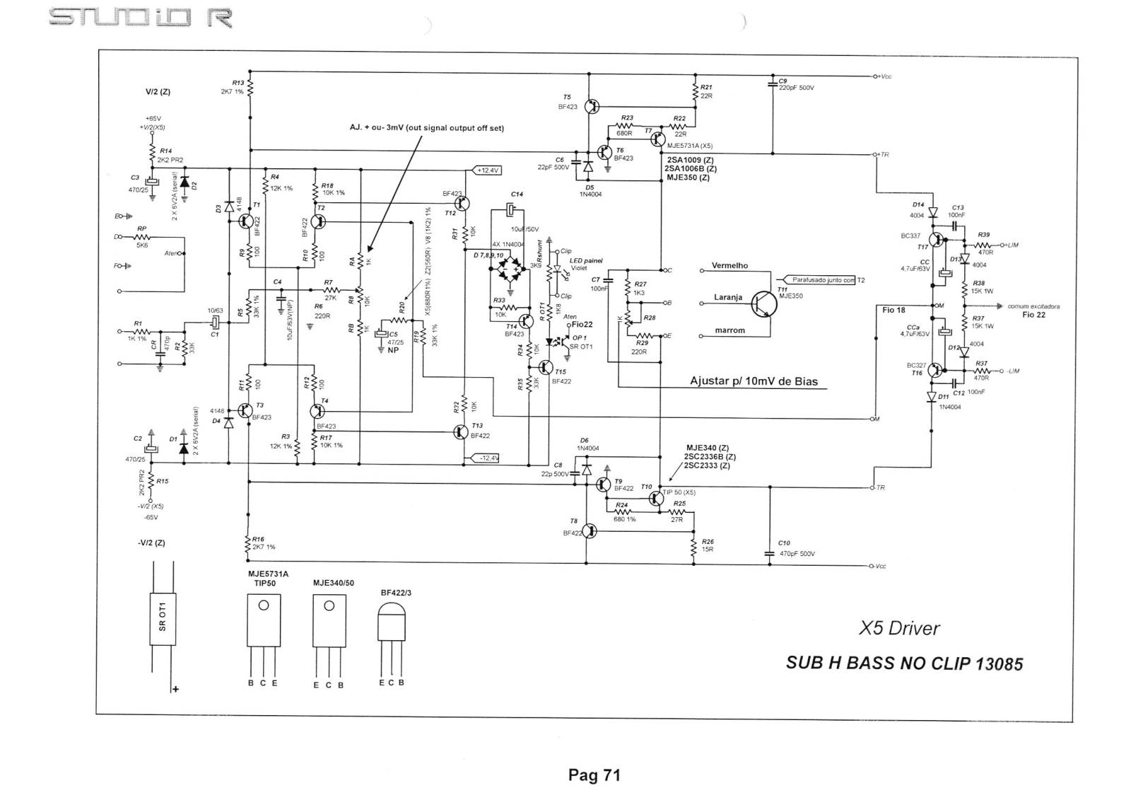 Studio RX5 Schematic