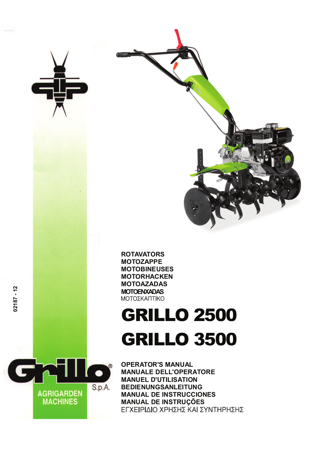 Grillo 3500 User Manual