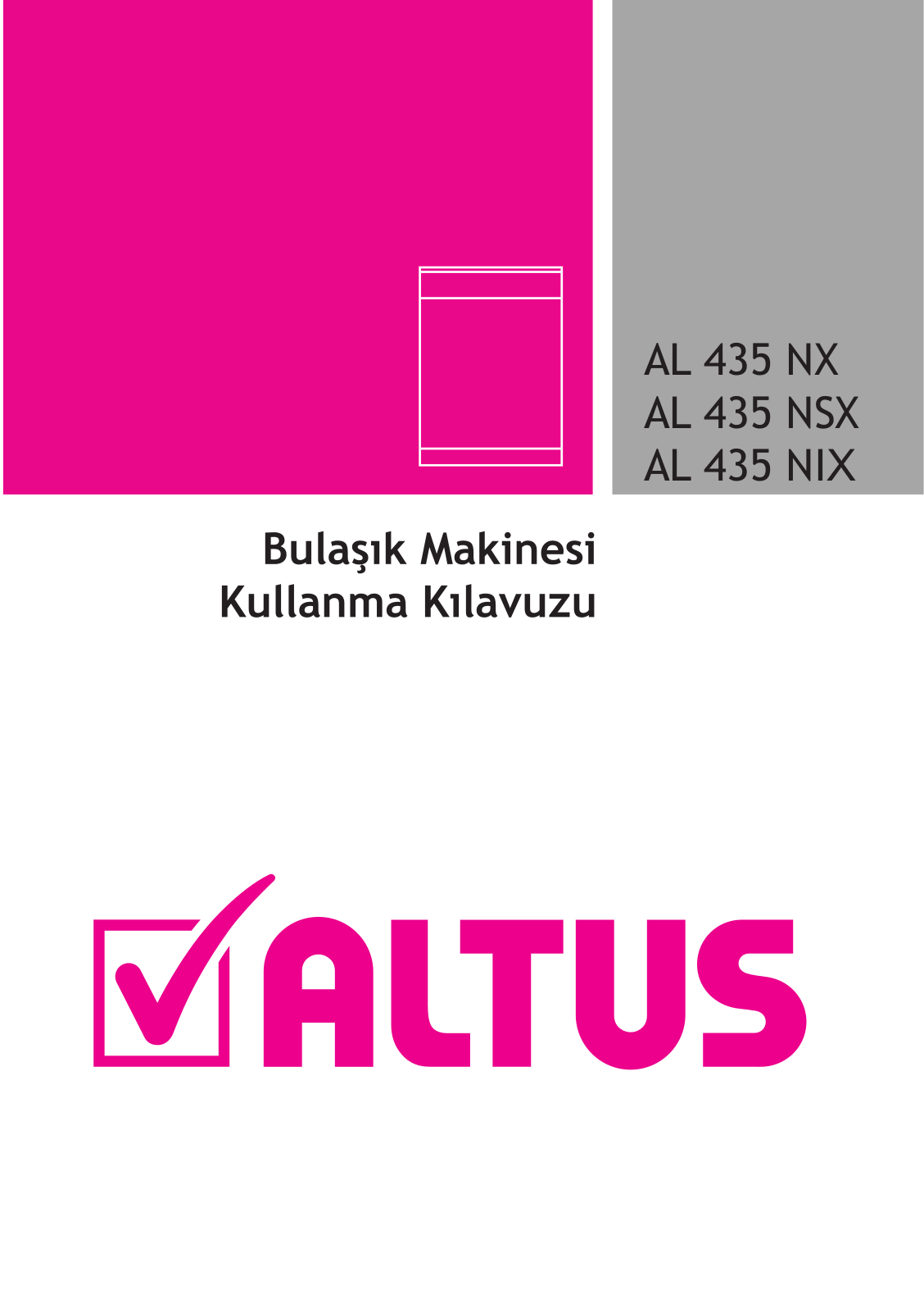 Altus AL 435 NX, AL 435 NSX, AL 435 NIX User manual