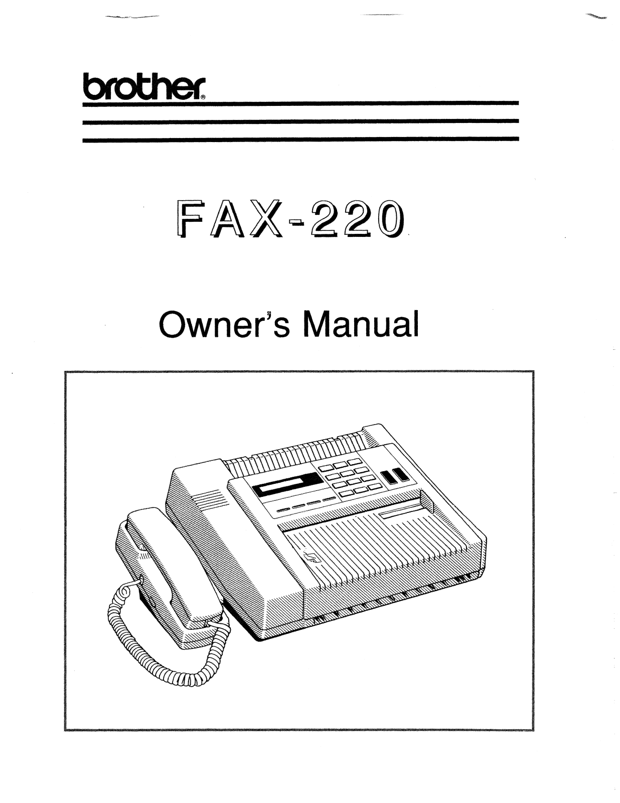 Brother 220 User Manual