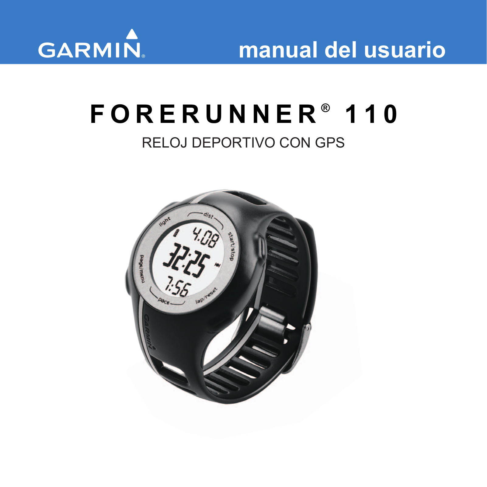 Garmin Forerunner 110 Guía de Utilización