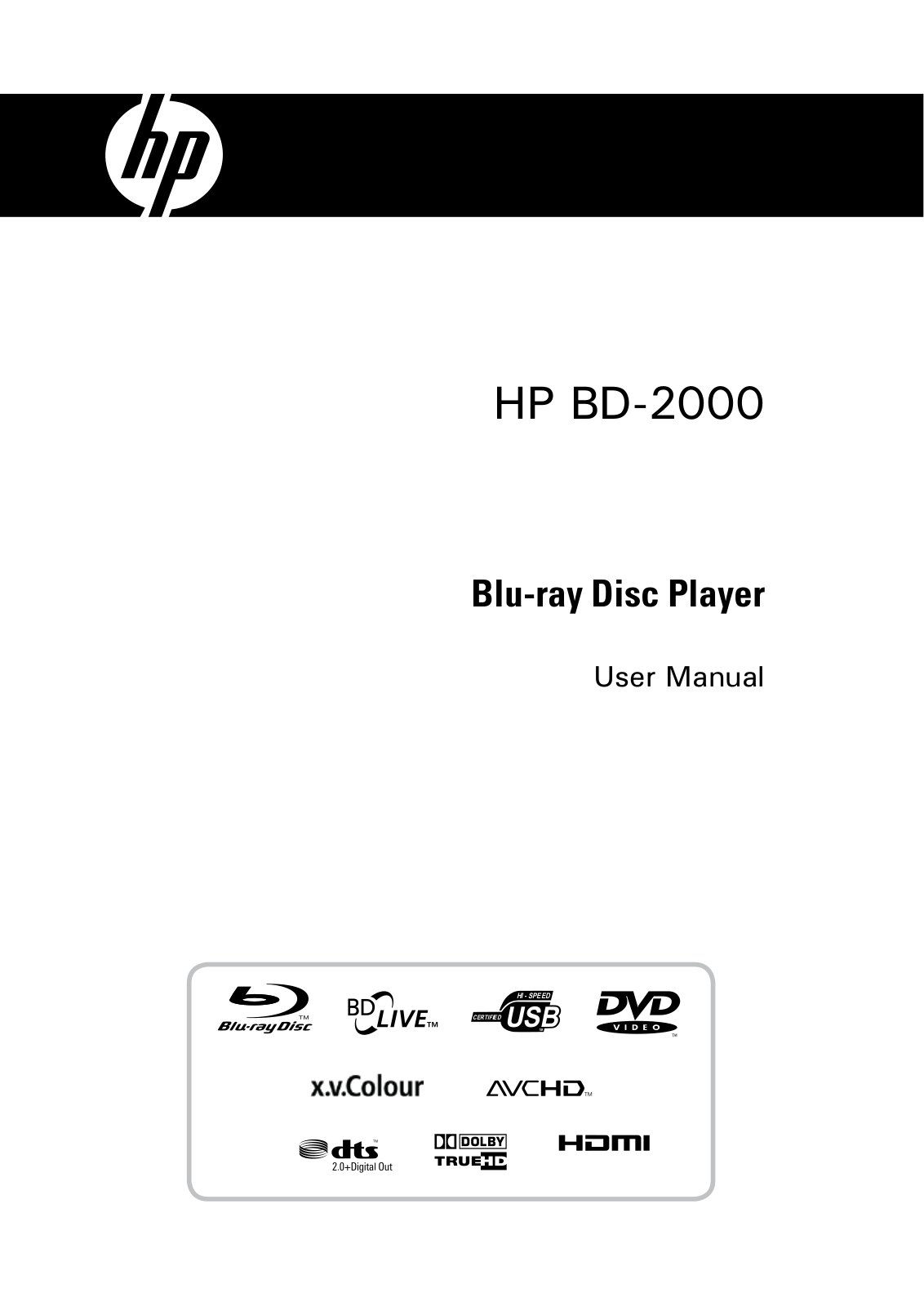 HP BD-2000 User Manual