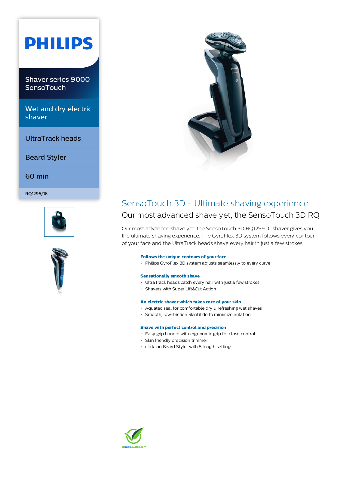 Philips RQ1295/16 Leaflet - ManualMachine.com