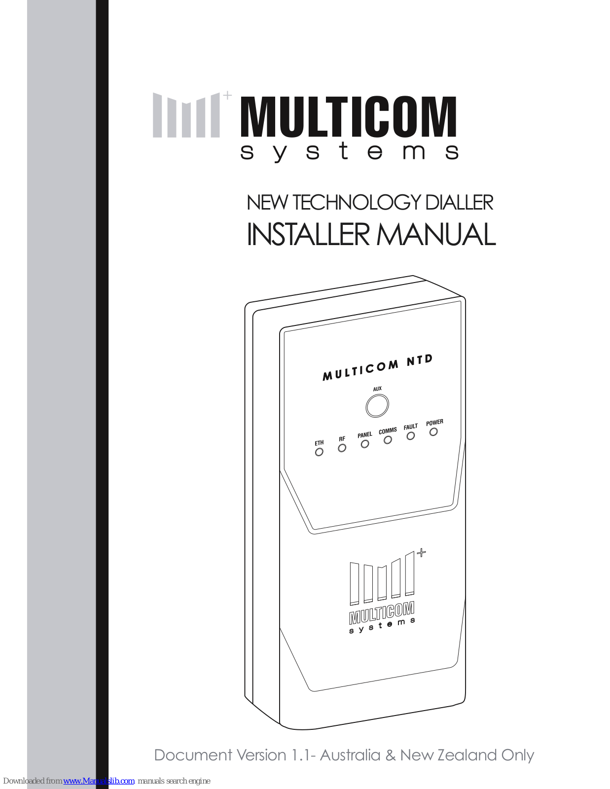 MULTICOM NTD Installer Manual - ManualMachine.com
