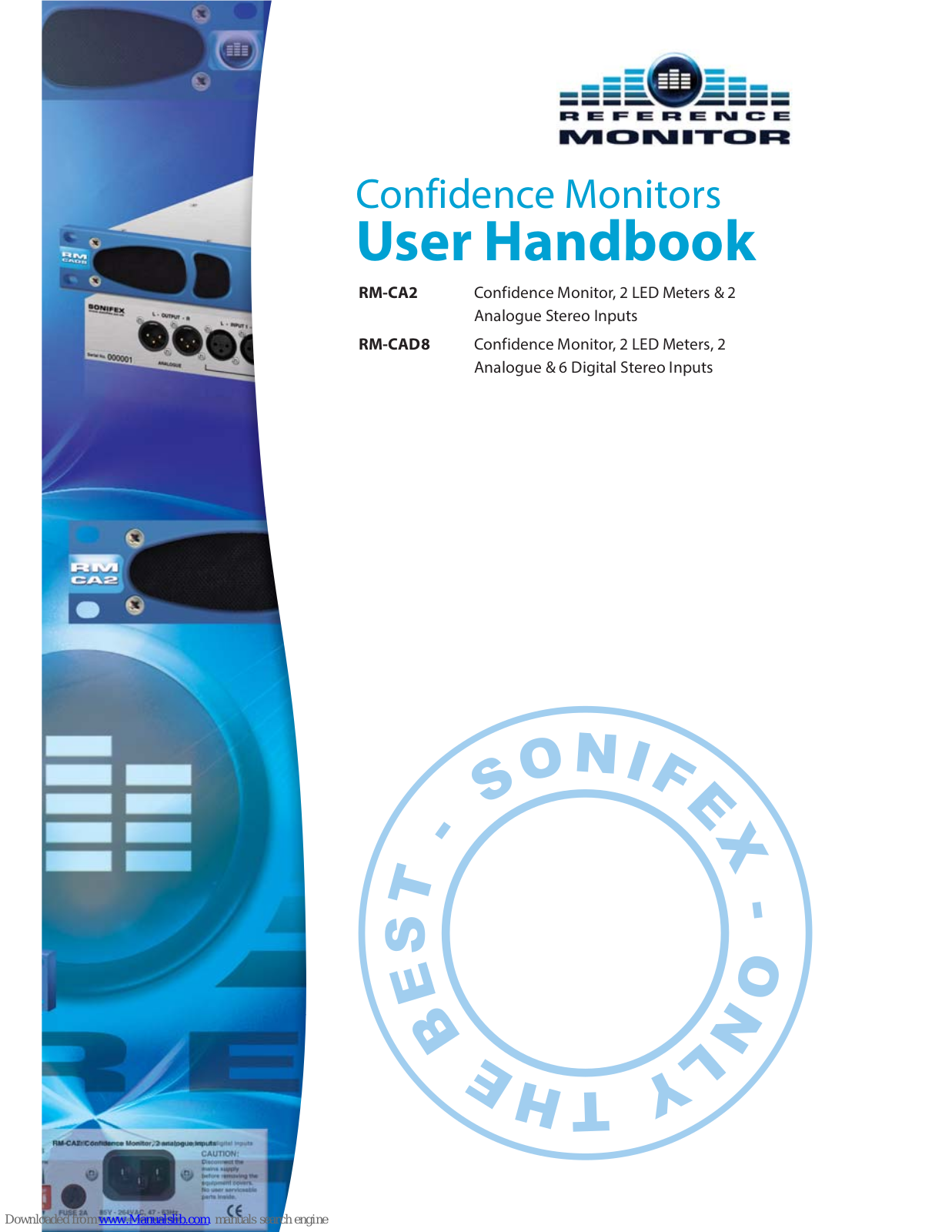 Sonifex RM-CA2, RM-CAD8 User Handbook Manual