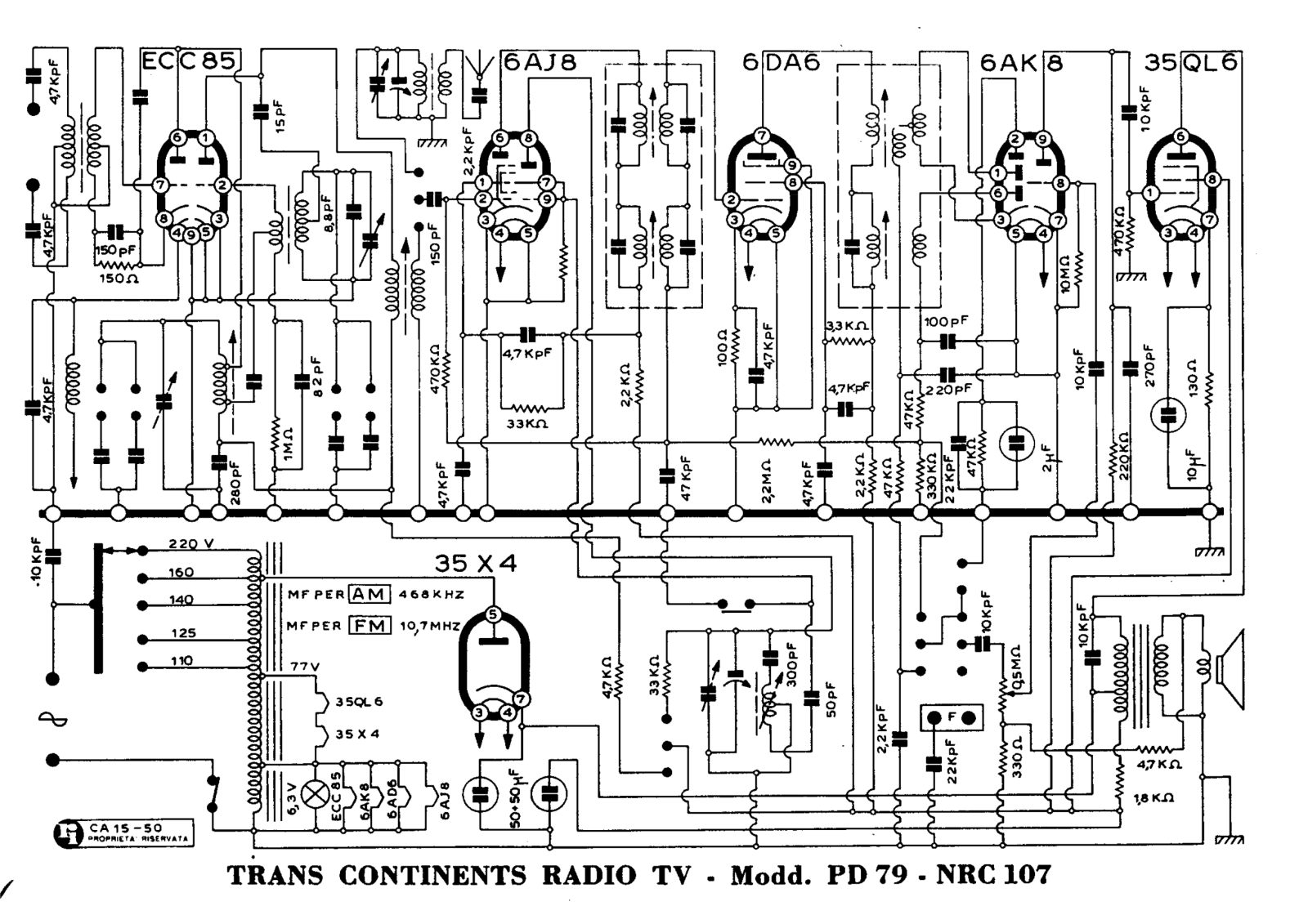 Trans Continents Radio pd79 nrc107 schematic - ManualMachine.com