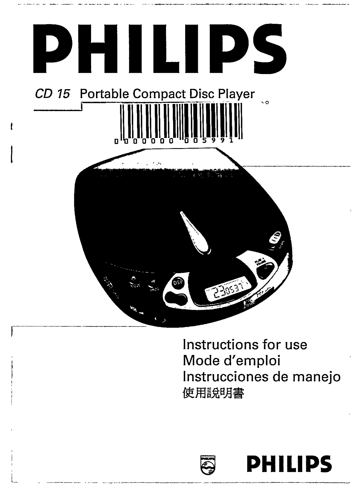 Philips CD 15, CD15-00 User Manual