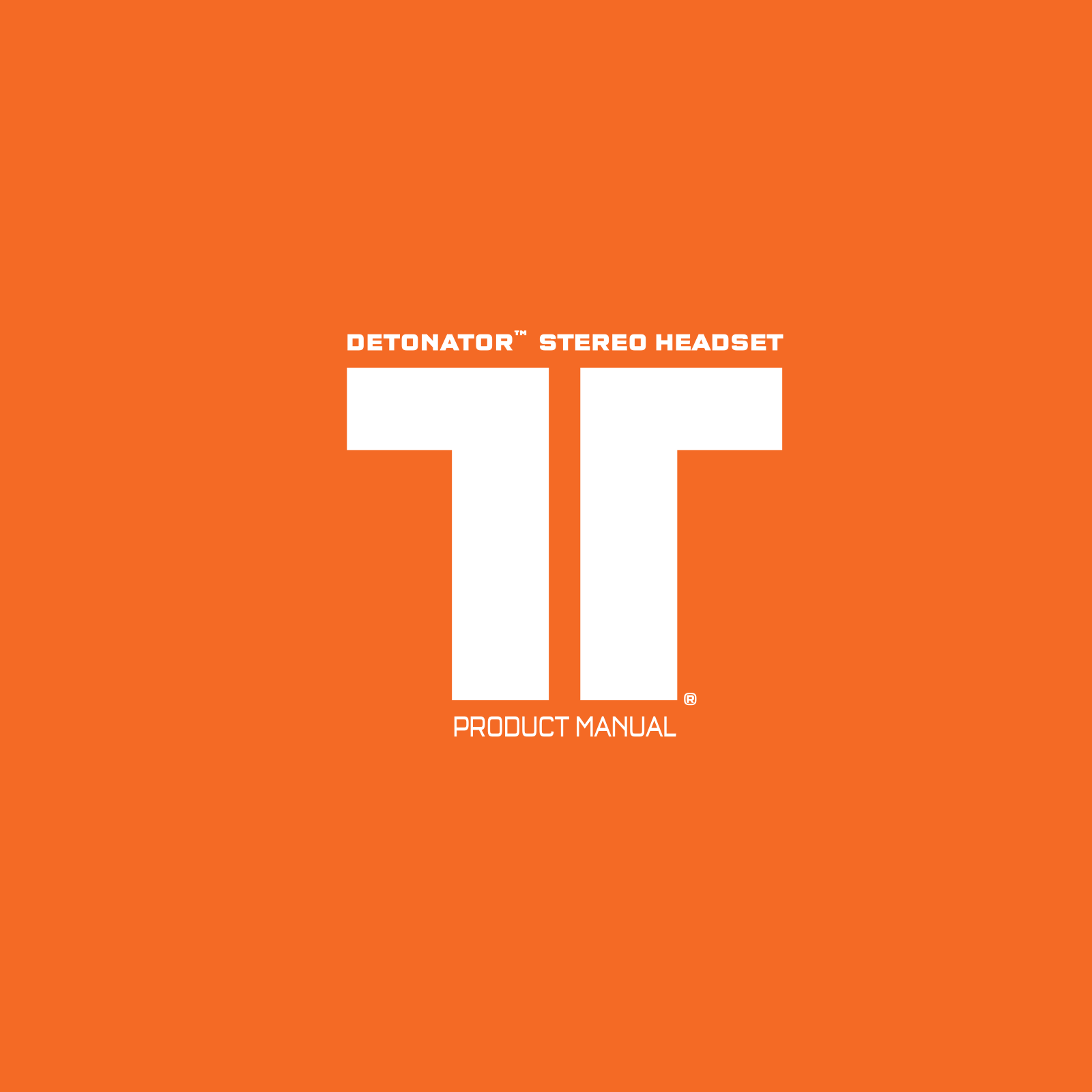 TRITTON Detonator Stereo Gaming Headset User Manual