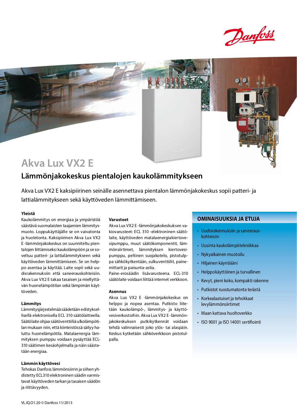 Danfoss Akva Lux VX2 E Fact sheet